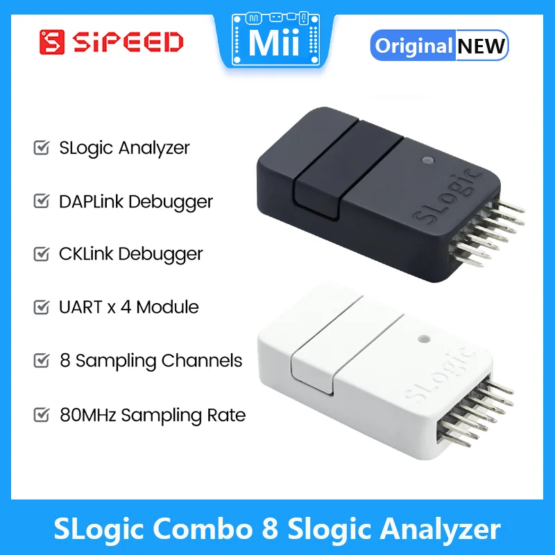 

Sipeed SLogic Combo 8 Slogic Analyzer DAPLink CKLink Debugger Tool