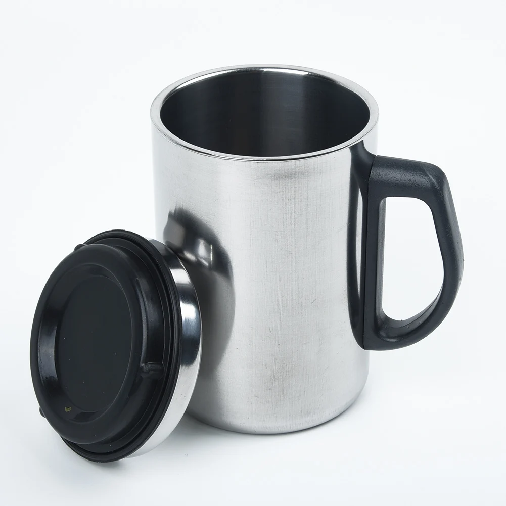 

500ml/350ml Watercup Stainless Steel Travel Mug Insulated Coffee Water Tea Cup 3.1*5.1inch/ 2.8*4.7inch Kitchen Parts For Home