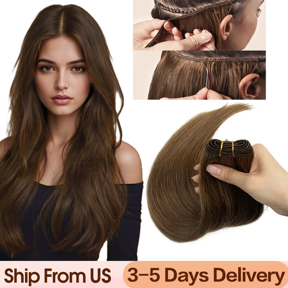 MRS HAIR Human Hair Bundles Natural Straight Sew-in Double Weft Hair Bundles 50g/pack MachineRemy Natural Straight Bundle Deals