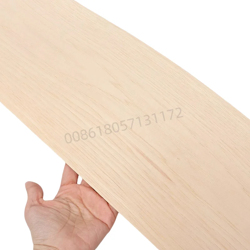 Custom Natural Natural Hickory Veneer,1pc, 0.5mm thick, for Tabletop,Cabinet,Box Lining,Wall Cladding