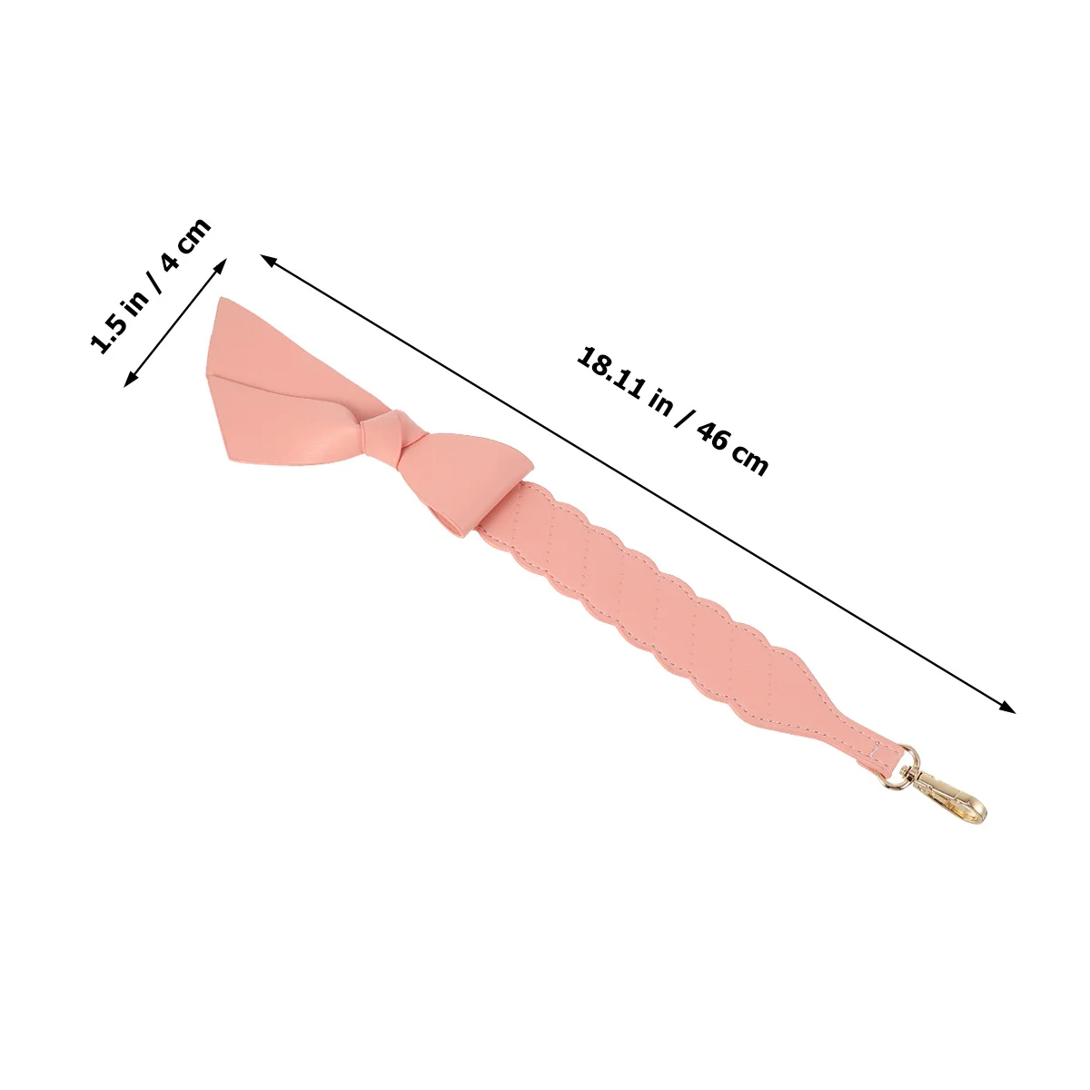 1Pcs Butterfly Knot Bag Strap Replacement Strong PU Simple Design for DIY Style Change Handbag Shoulder Accessory