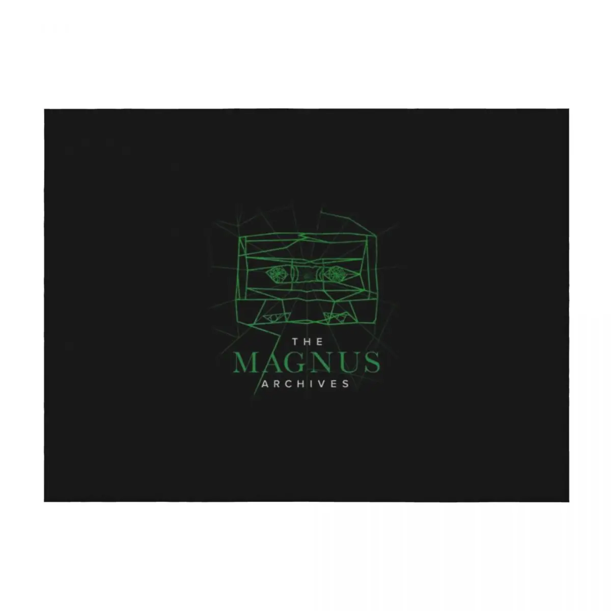 

[Transparent] The Magnus Archives Logo (Season 5) Throw Blanket Designers wednesday cosplay anime Luxury Thicken Blankets