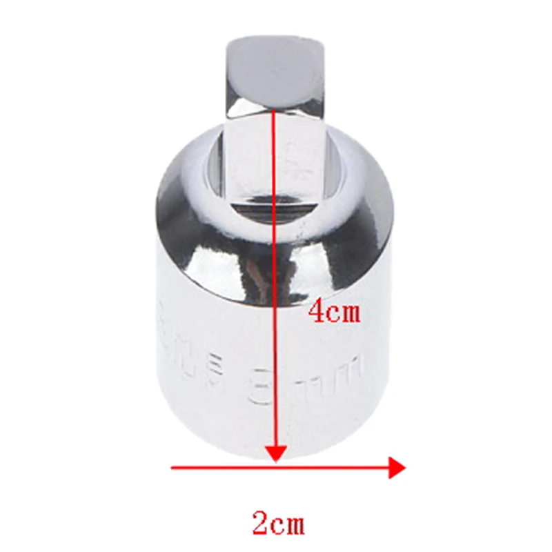 1pc 8mm Alloy Steel Square Oil Sump Drain Plug Key Tool Remover Alloy Steel Silver Bolt Socket Tool For Renault Peugeot