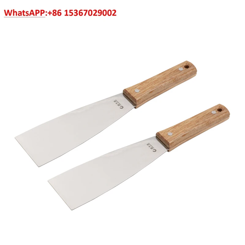 

10PCS Stainless Steel Ink Adjusting Knife Blade Screen Printing Ink Solder Paste Scraper Bent Spatula Color Adjusting Paint