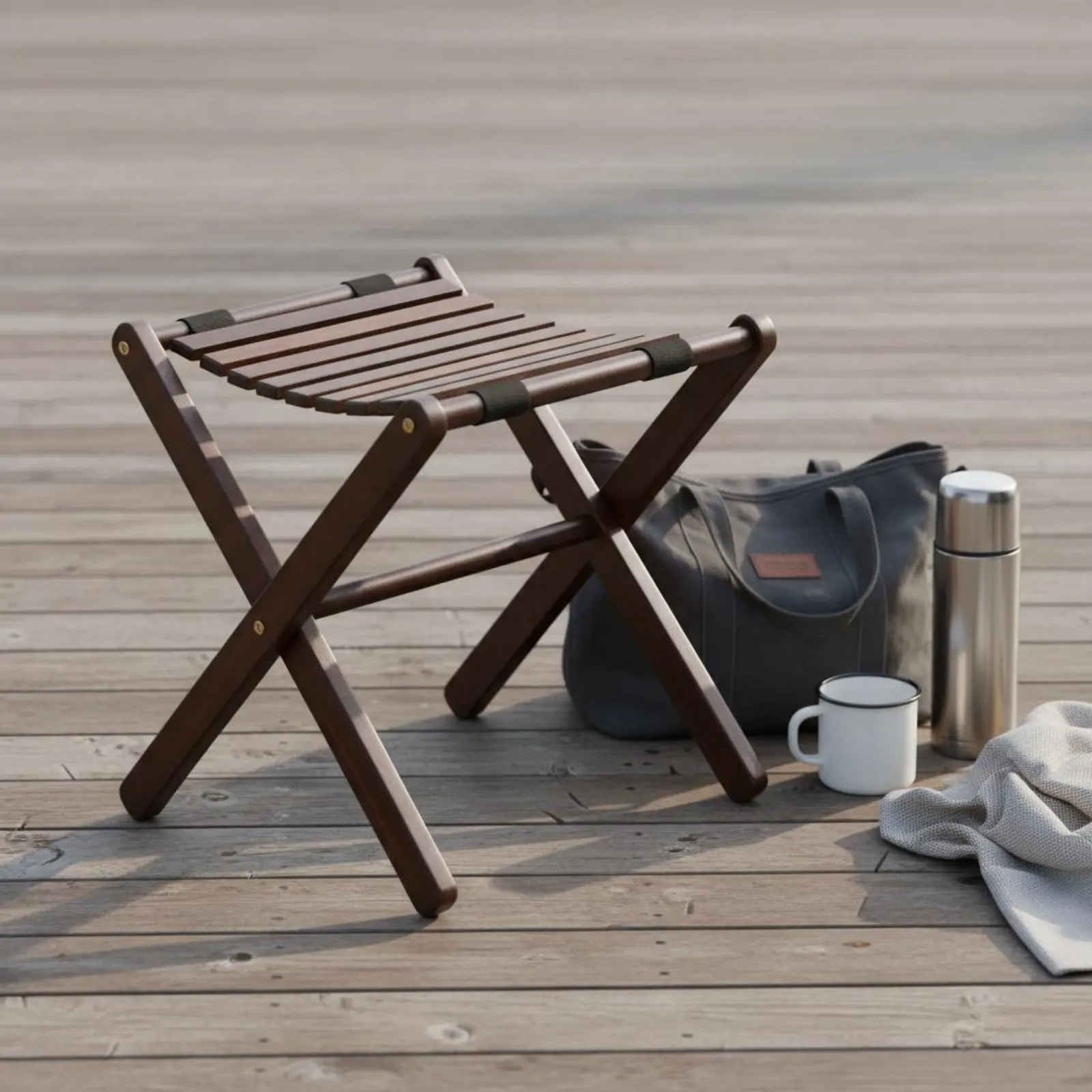 

Folding Stool with Backrest Long-Lasting Backrest Folding Chair Portable Collapsible Stool Sturdy Furniture Foldable