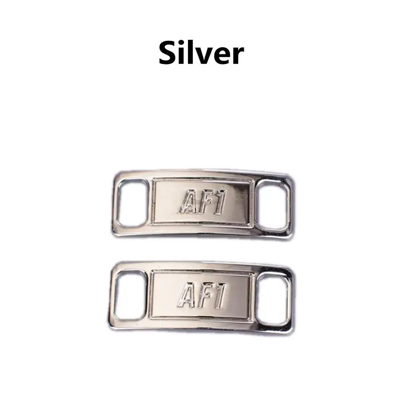 1 Paar AF1 Diamant Schuh Charms Mode Schnürsenkel Schnalle Qualität Metall Schnürsenkel Dekorationen Chapa Air Force One Schuhe Zubehör