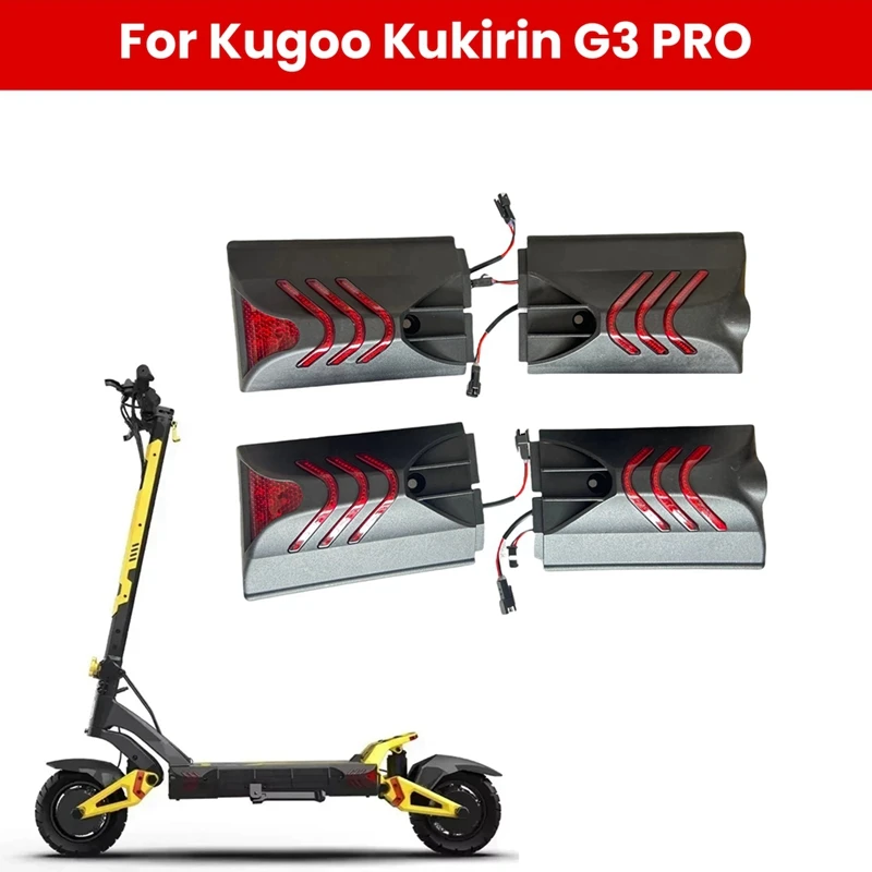 

ABVB-Sidelight с крышкой для KUGOO Kukirin G3 Pro, нижняя панель электрического скутера, аксессуары для переднего и заднего фонаря