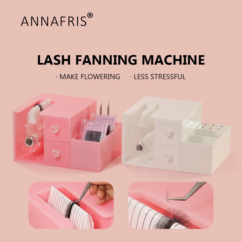 

ANNAFRIS Lash Fan Maker Machine Easier To Create DIY Eyelash Extensions Fans Individual Eyelash Separator Root Splitter Machine