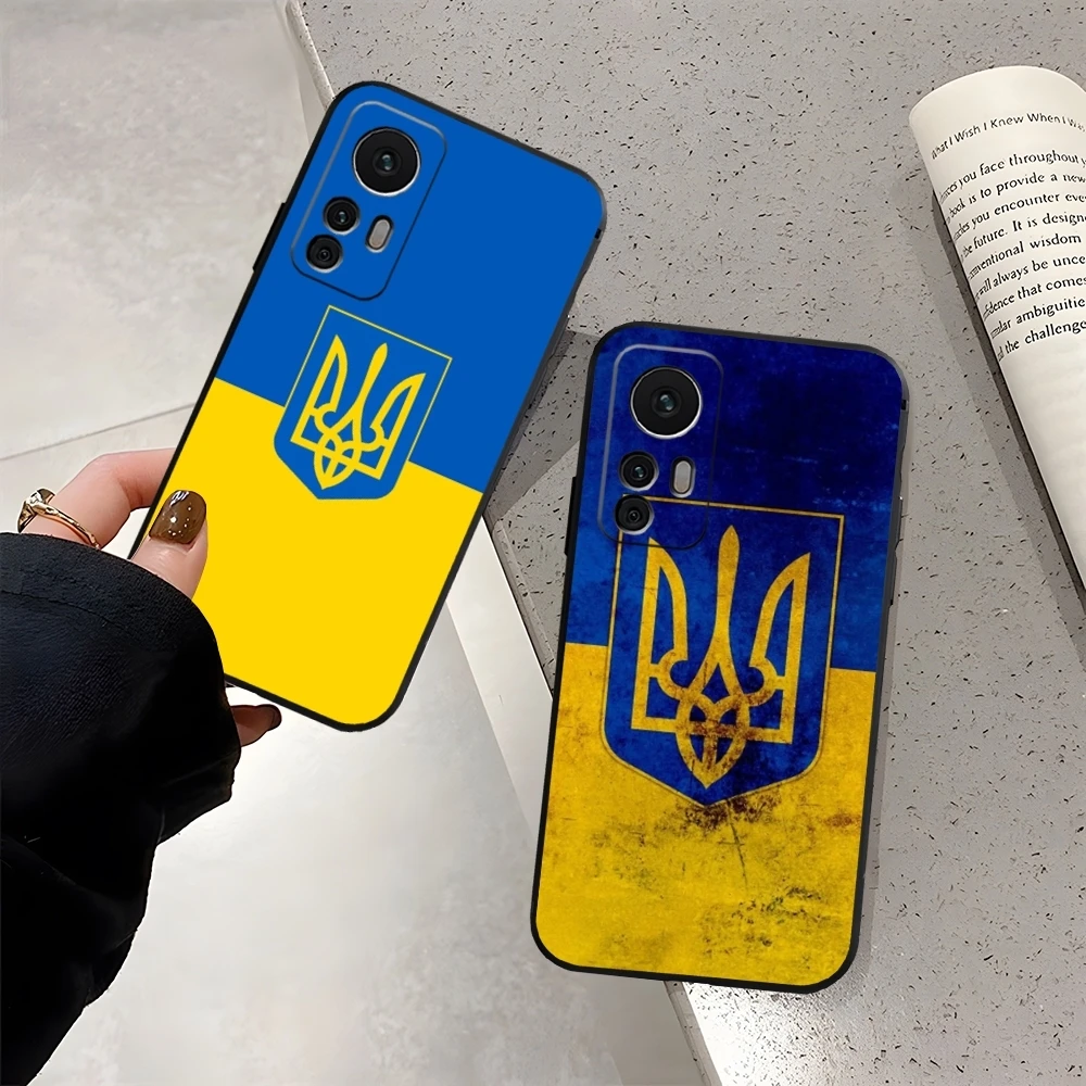 U-Ukraine Flag Phone Case for Xiaomi Redmi Note 10 13 12 Pro POCO F4 F5 X5 Pro 12 13 11T Lite Ultra Shell Cover