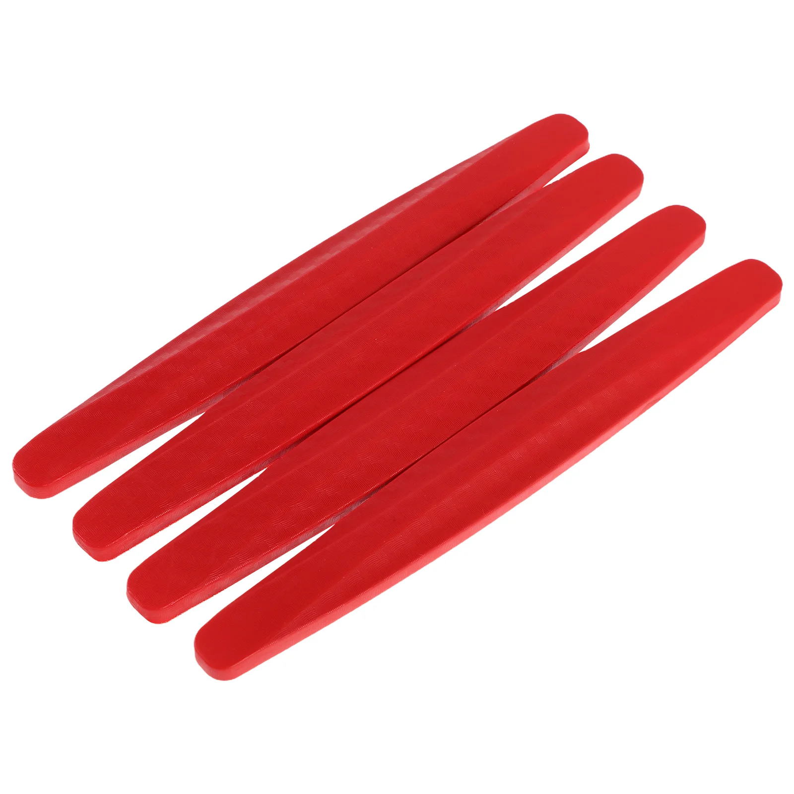 

4pcs Carbon Fiber Anti-collision Strip Automotive Exterior Accessories Anti-scratch Protective Strips Car Door Edge Guards