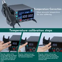 YIHUA Soldering Station For Soldering Iron With T12 Iron Tip Station Kit LCD Auto Sleep SMD Welding Tools Hor Air Rework Station