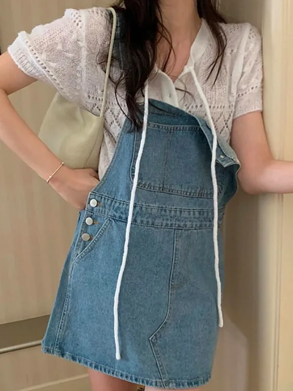  Collar Hollow out Floral Knitwear Summer New Sle Agel Tie Waist Thin Top for Women Quali Faionable Sweater