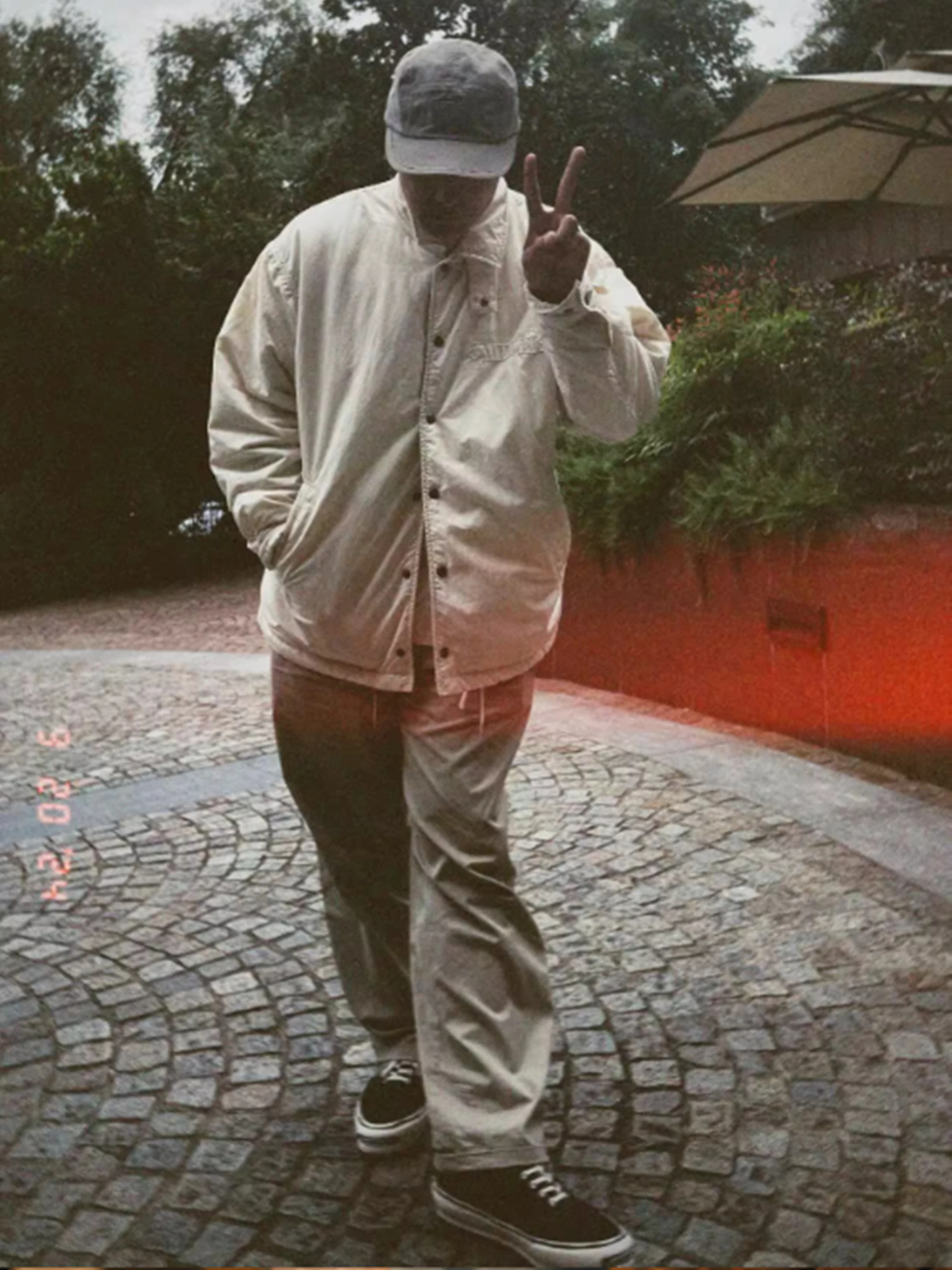 

Heavyweight Distred MADN HARD AGING NYLON Jaet Wu Wen Le Outerwear Long Sve Cotton Lined Warm Japanese Sle