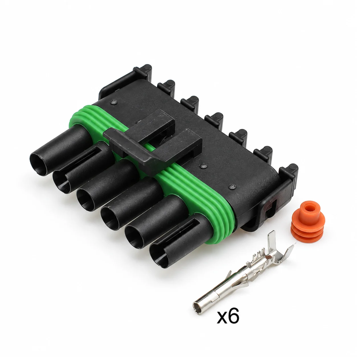 6 Pin Weatherproof Automotive Electrical Connector Plug Kit Male Female Terminals Seals for Car Wire Harness 12010975 12015799