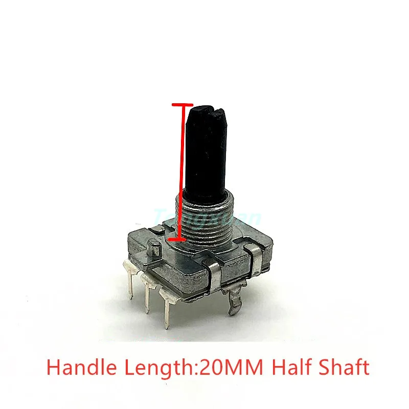 1pc EC16 Rotary Encoder 24 Position 24 Pulse Digital Rotary 3Pins Amplifier Volume Switch Induction Cooker Switch