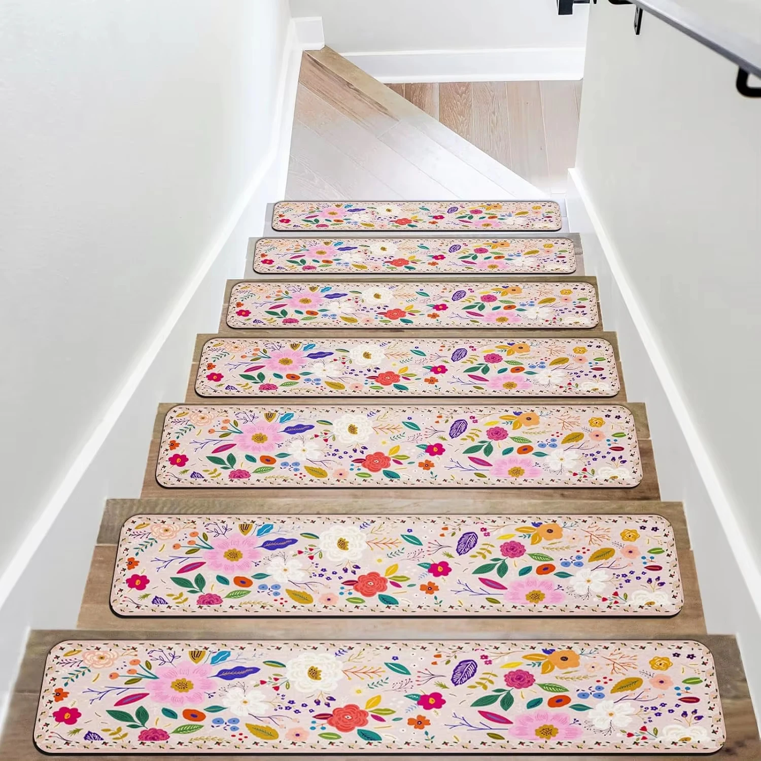 

VIKAMA Diatomite Stair Tread Pad - Durable Wooden Stair And Step Mat Suitable For Children And The Elderly, For Home Decoration