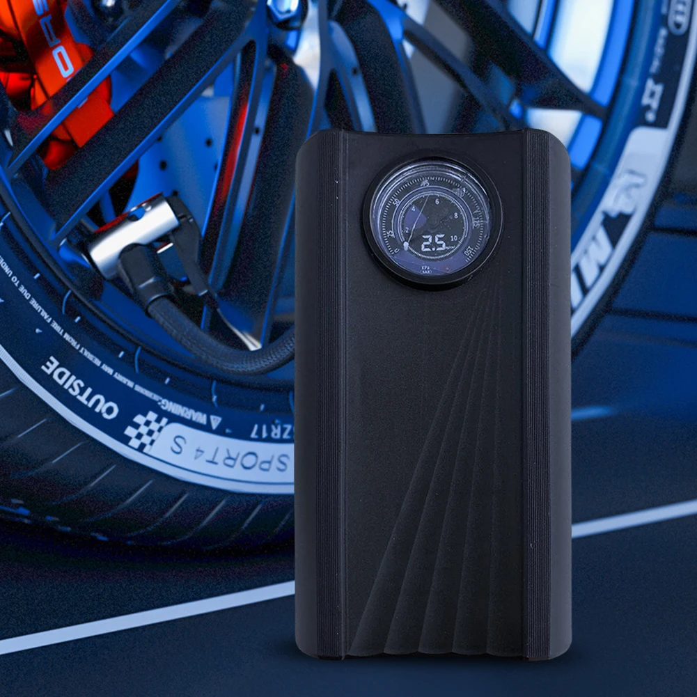 Gonfiatore per pneumatici Pompa gonfiabile per aria moto Compressore d'aria elettrico con display digitale Pompa ricaricabile portatile per bicicletta