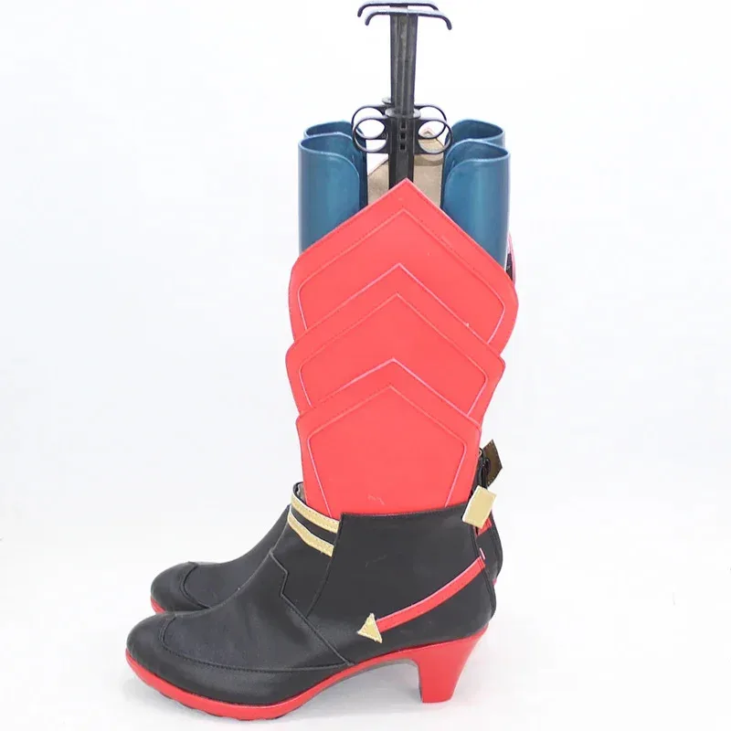 2025 11 لعبة هونكاي إمباكت 3 ياي ساكورا كوسبلاي PU أحذية من الجلد أحذية كرنفال الهالوين الدعامة مصنوعة حسب الطلب #4