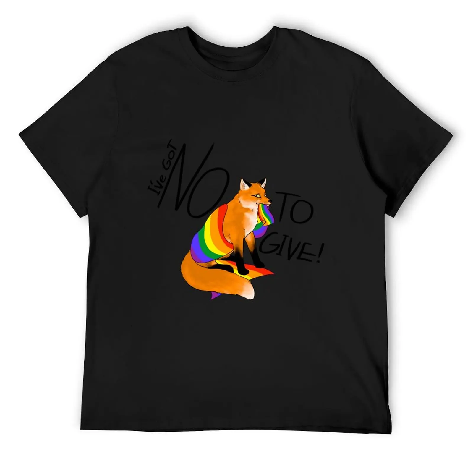 

Pride Fox - Gay T-Shirt designer shirts Anime t-shirt summer 2025 Man t-shirt mens plain t shirts