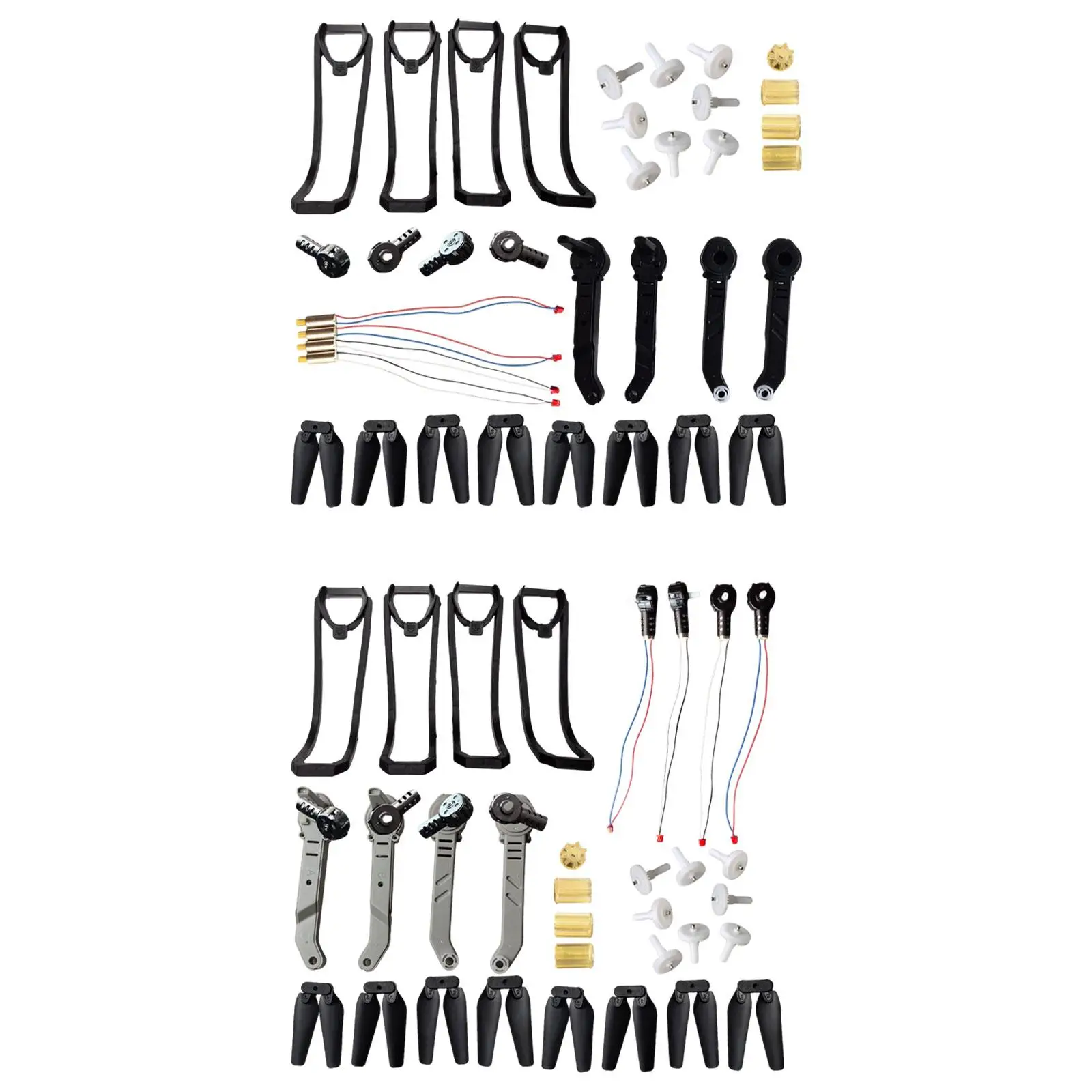 Ensemble de pièces de rechange pour quadrirotor RC, accessoires de bricolage pour Drone E88Pro E88