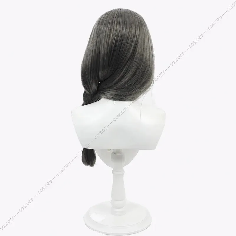 NIKKE The Goddess of Victory Mary Cosplay Wig Grey Braid Wigs 60cm Party Hair Wigs