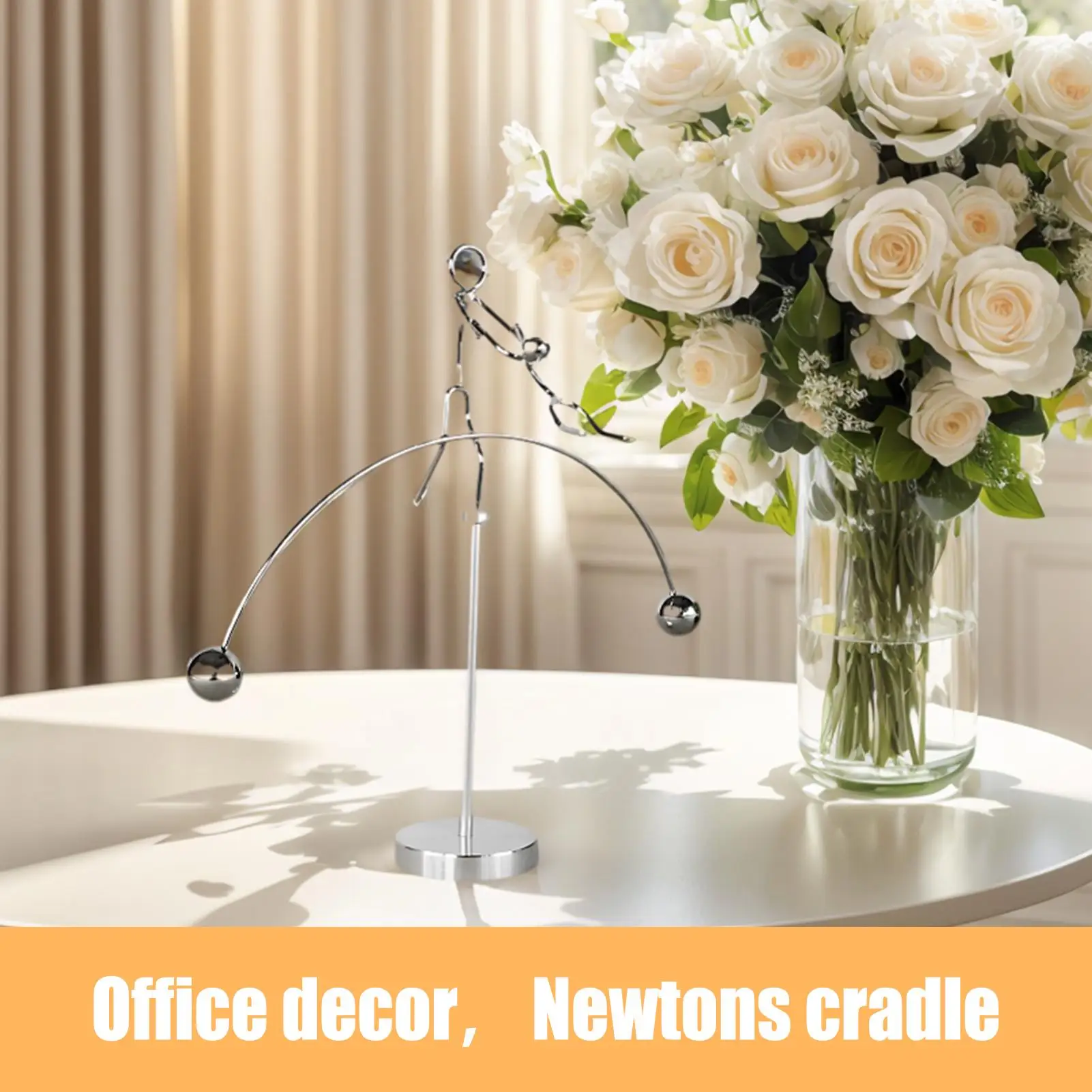 Mainan Keseimbangan, Mainan Meja Penyeimbang, Ornamen Lucu, Dekorasi Baja Tahan Karat untuk Meja, Pesta, Rumah, Tempat Kerja, Ulang Tahun, Rak, Liburan