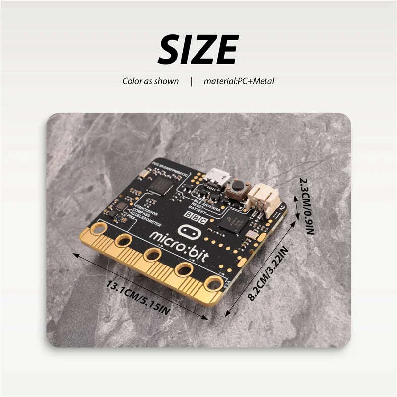 Microbit V1.5 GO Starter Kit nueva versión Placa de desarrollo de aprendizaje programable para DIY-N33R