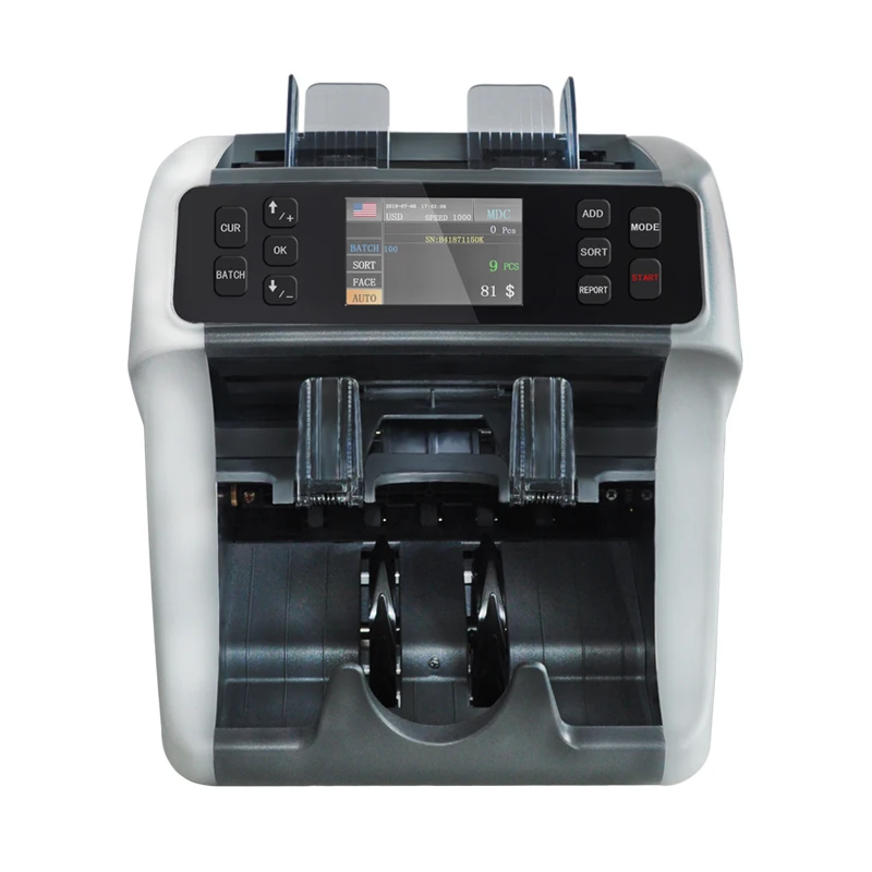 Bill Counter Mix Value Contadora De Billetes Cash Money Counting Machine Portable