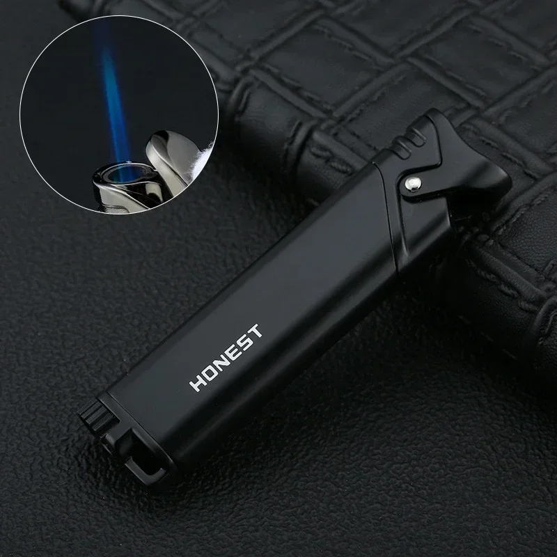 New Honest Lighters Portable Windproof Lighter Jet Flame Torch Lighters Suitable For Outdoor Igniter In Kitchen