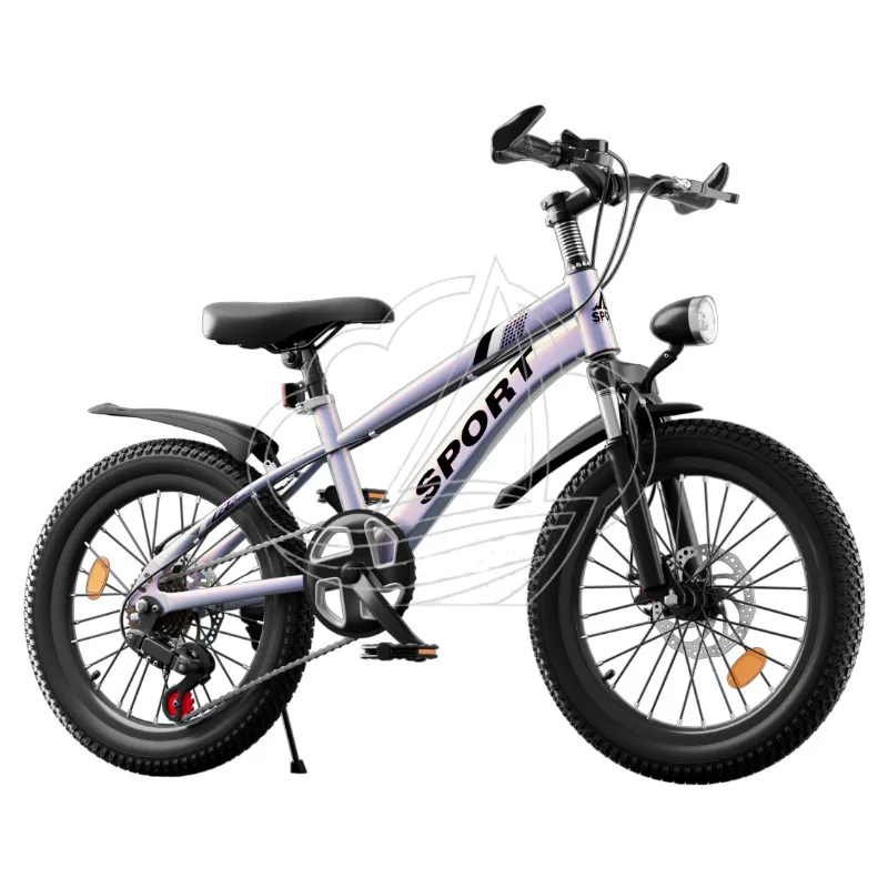Kids Variable Speed Bike Double Disc Brake Bicycle For 6-16 Years Boys Girls