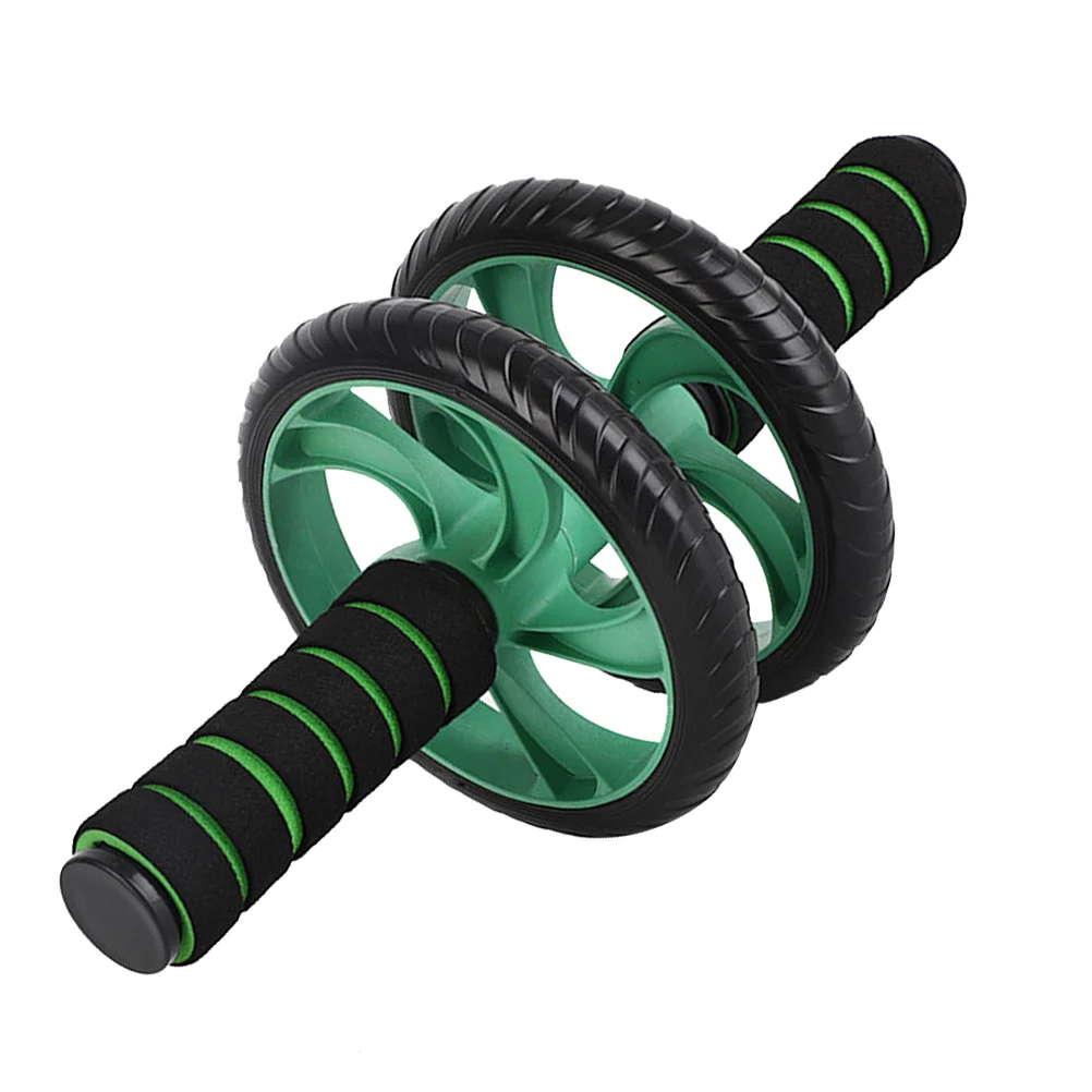

Two-Wheeled Abdominal Wheel Stable Dual Wheels Lightweight Ab Roller for Burn Fat Build Muscle Fitness Equipment Blue