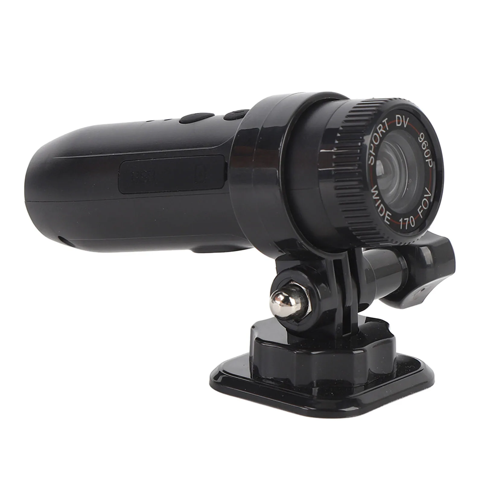 كاميرا فيديو DV للدراجة مدمجة بزاوية واسعة 170 درجة محمولة IP67 مقاومة للماء 1280X960 كاميرا DV رياضية متعددة الاستخدامات للخوذة #6