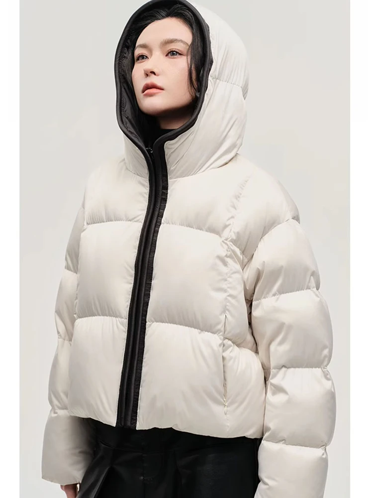 

Streetwear Women Y2K Parkas Vintage Long Sleeve Winter American Puffy Coat Harajuku Retro Casual Zipper Hooded Bf Hip Hop Jacket