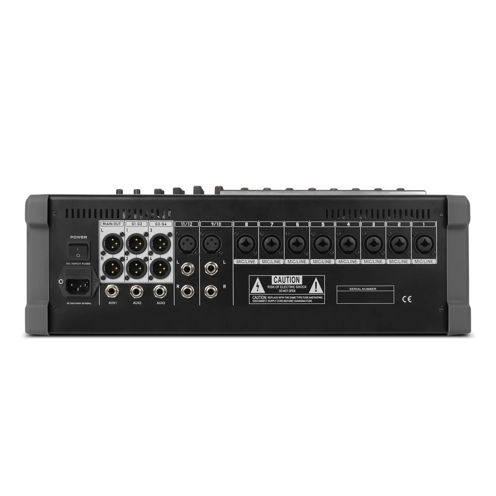 TLF Xtuga TFB12 Aux 7-Band-EQ mit vier Gruppenausgängen, 100 mm Fader, analoger DJ-Controller/oder Konsolenmixer