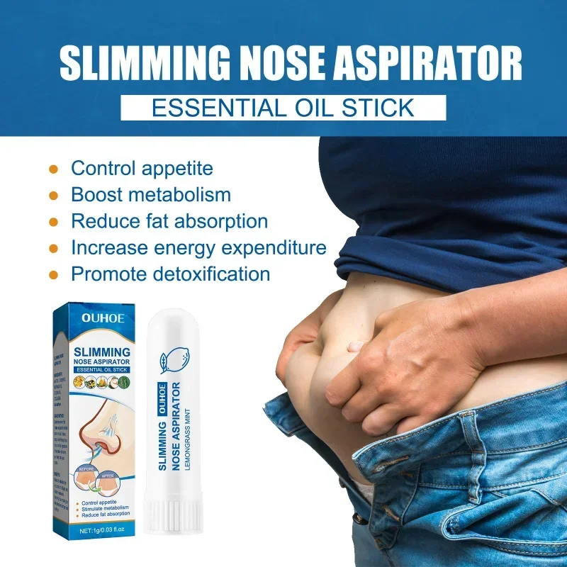 Lose Weight Nasal Inhaler Detox Cellulite Removal Thin Body Shaping Improve Breathe Firming Skin Fat Burner Slimming Nose Stick