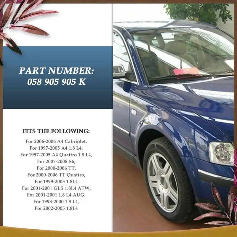 AB59-Vacuüm Luchtpomp Terugslagklep Voor A4 TT Voor Passat 1.8 T Onderdeelnummer: 058 905 291 058 905 291 K