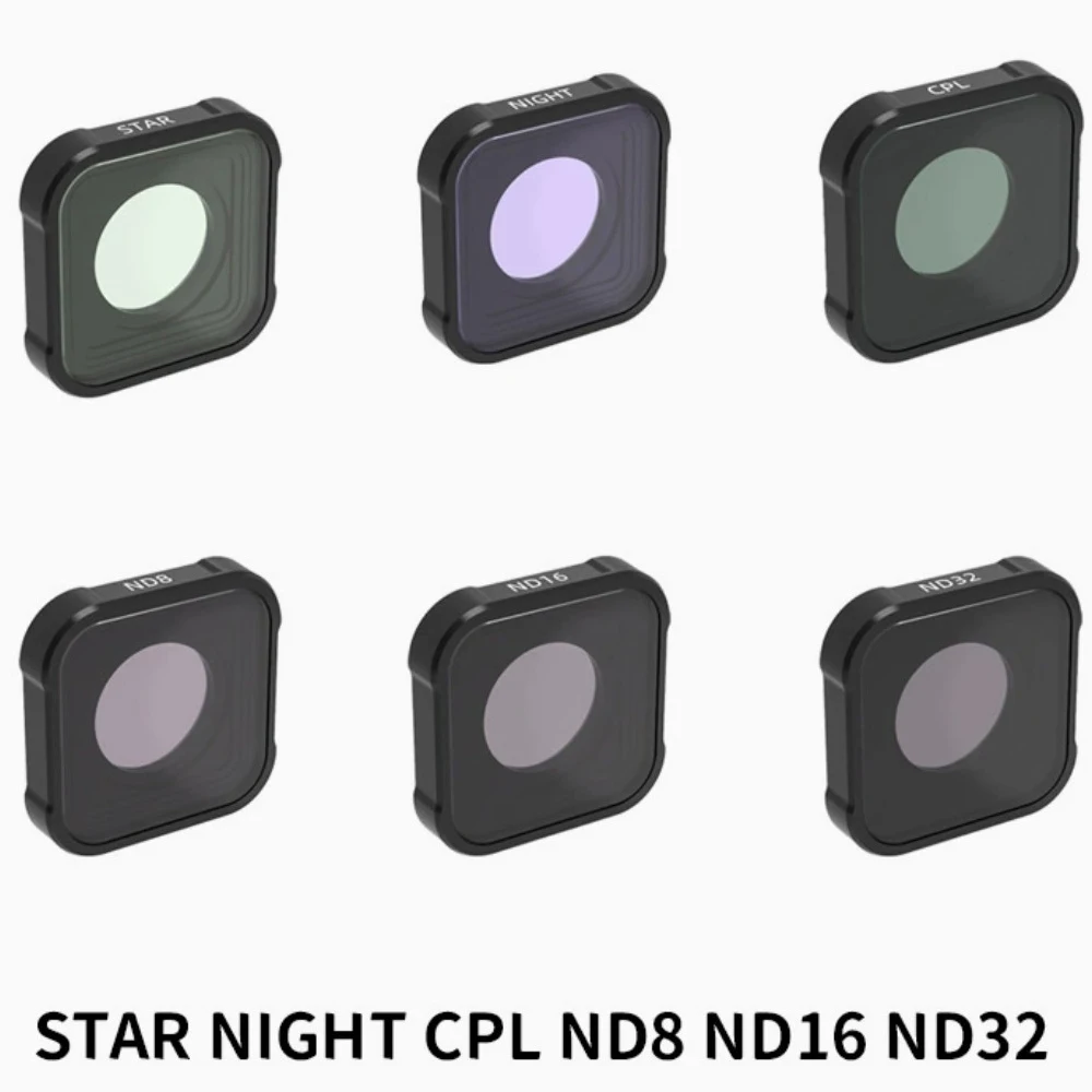 

CPL ND8 ND16 ND32 Polarizer Filter Glass 15X Macro Star Lens Filters for GoPro Hero 13 12 11 10 9 Camera Accessories