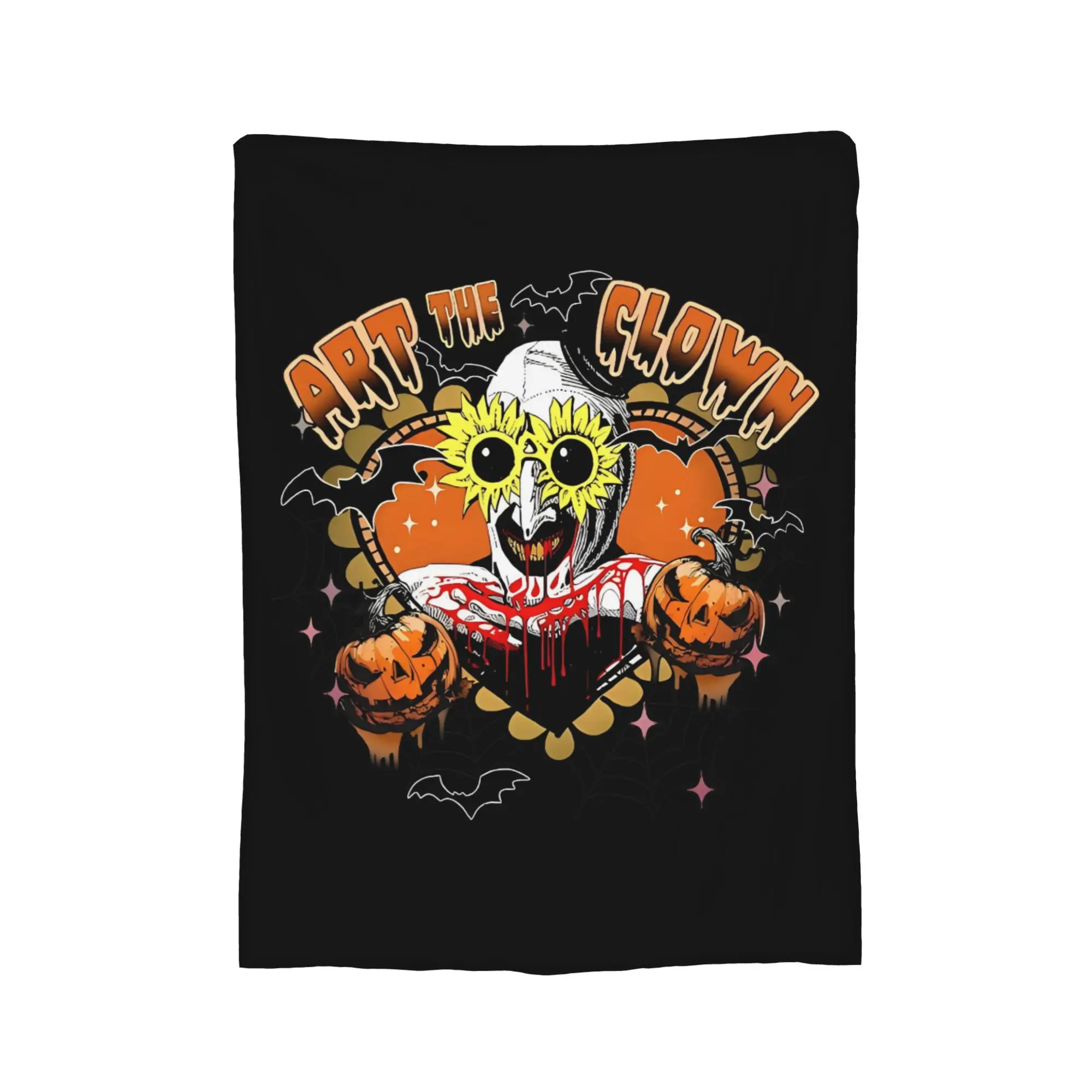 Terrifier Clown Happy Holliday Halloween Blanket Flannel Summer  Portable Super Soft Throw Blankets for Home Office Bedspreads