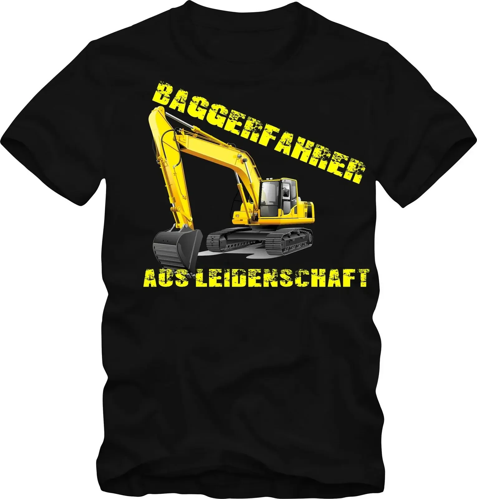 

Baggerfahrer T-Shirt "Baggerfahrer Aus Leidenschaft " Grafik Men's 100% Cotton Casual T-shirts Loose Top Size S-3XL