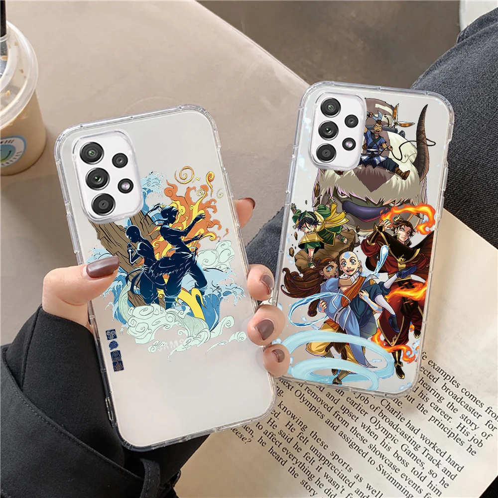 Anime avatar the last airbender phone case for Samsung Galaxy  note S21 S20 S9 S30 A71 A51 S10 A50 S22 10 fe ultra 4g 5g plus