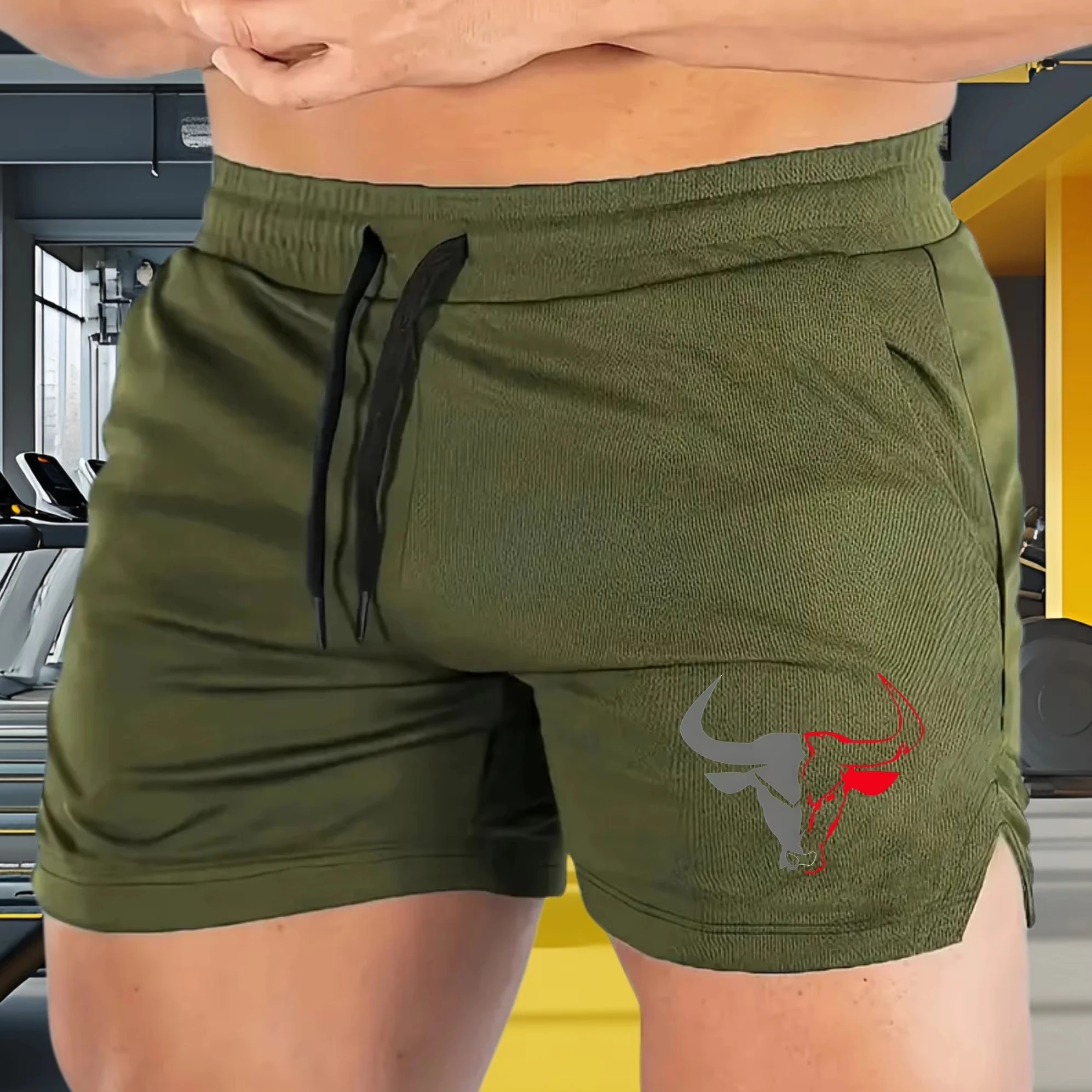 Men's Summer Beach Shorts Mesh Quick-Dry Shorts—Sporty, Casual, and Breathable, Perfect for Gym Workouts and Outdoor Running