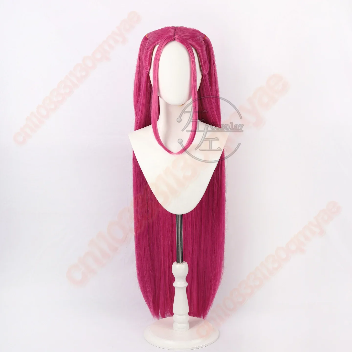 2025 Kpop Demon Hunter Huntrix Mira K Pop Accessori Cosplay Parrucca rossa Donna Natale Halloween Parrucca da festa per ragazza