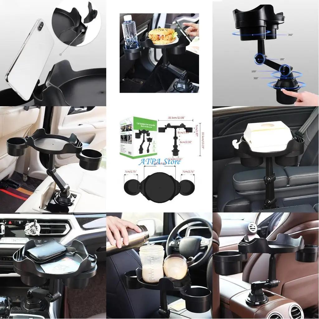 

U13C Vehicle 360 Arm Tray Holder Portable Mount Tray Eating Drinking