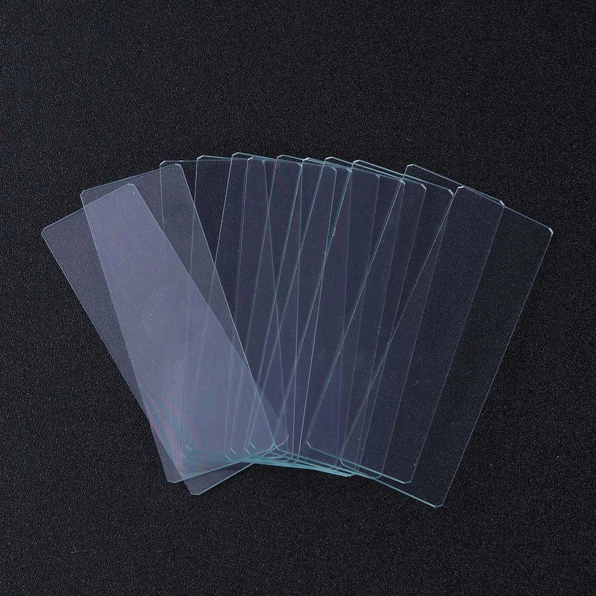 

12 PCS Microscope Prepared Slide Biological Science Education Tools Grade Specimens Square Cover Glass