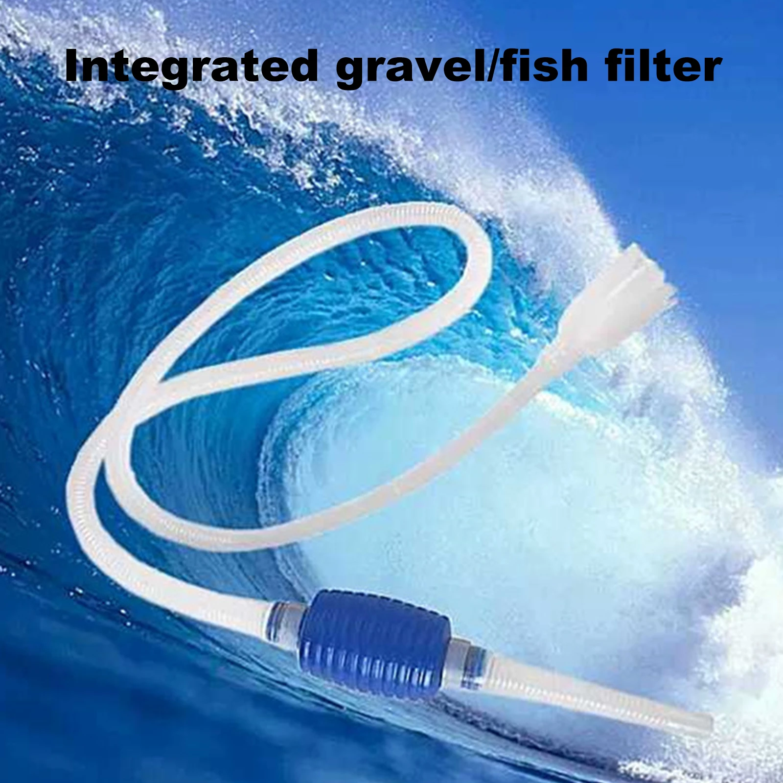

Аквариумный вакуумный гравийный фильтр для очистки воды сифонный насос ручной очиститель насос безопасный Вакуумный