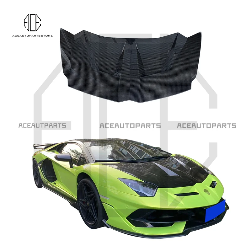 

Hood for Aventador s LP740 SVR carbon fiber bonnet for Lamborghini LP700 720 front hood trunk lid cover body kit