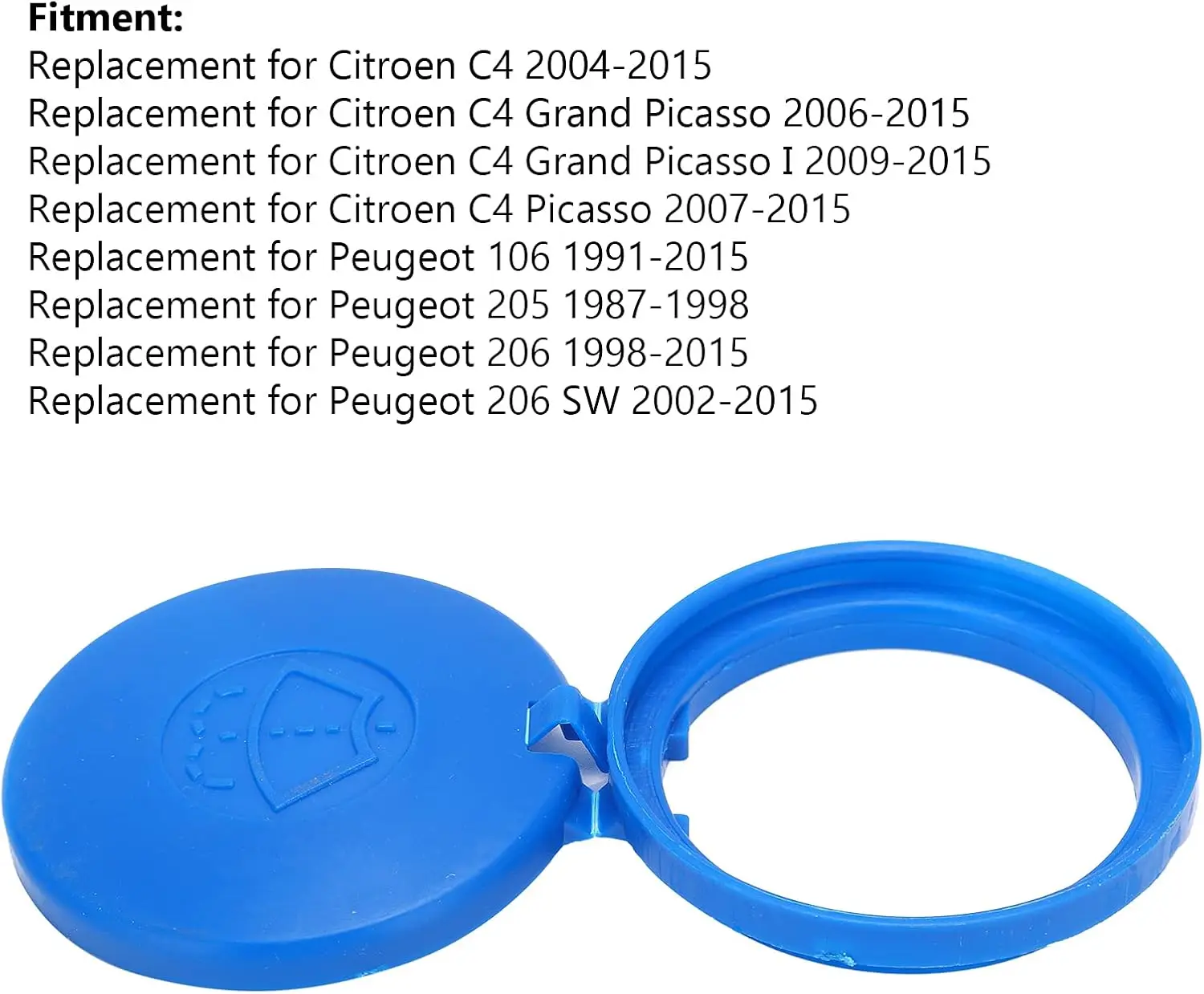 Windshield Washer Tank Cap, Car Washer Bottle Cap, Washer Tank Cover, Washer Bottle Cap Nozzle Cover, Windshield Washer Fluid Re