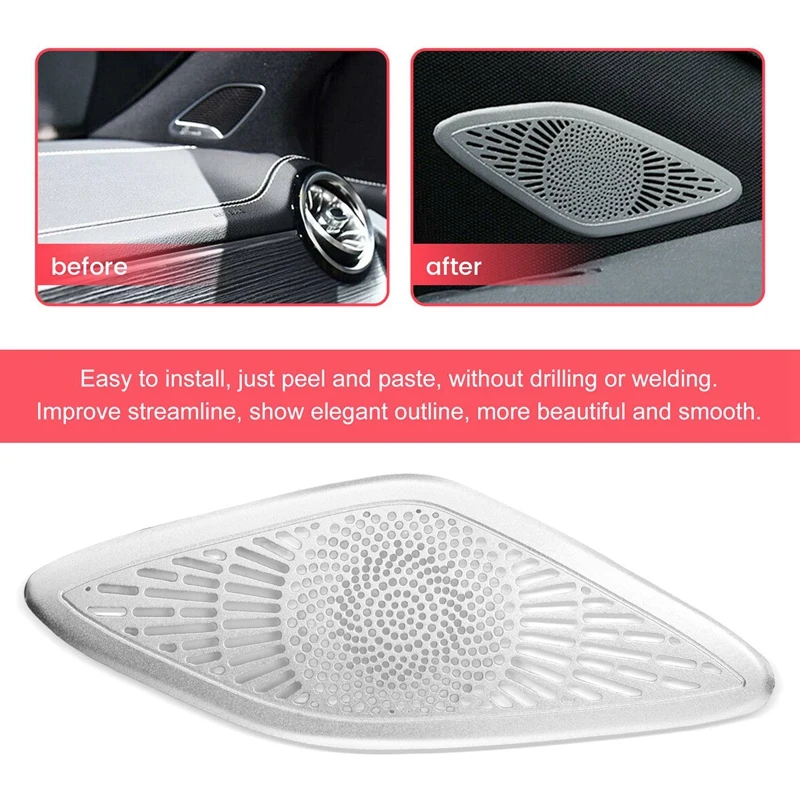 For Mercedes Benz B GLB Class W247 X247 2020 Car Accessories Car Stickers Interior A-Pillar Speaker Net Cover Trim