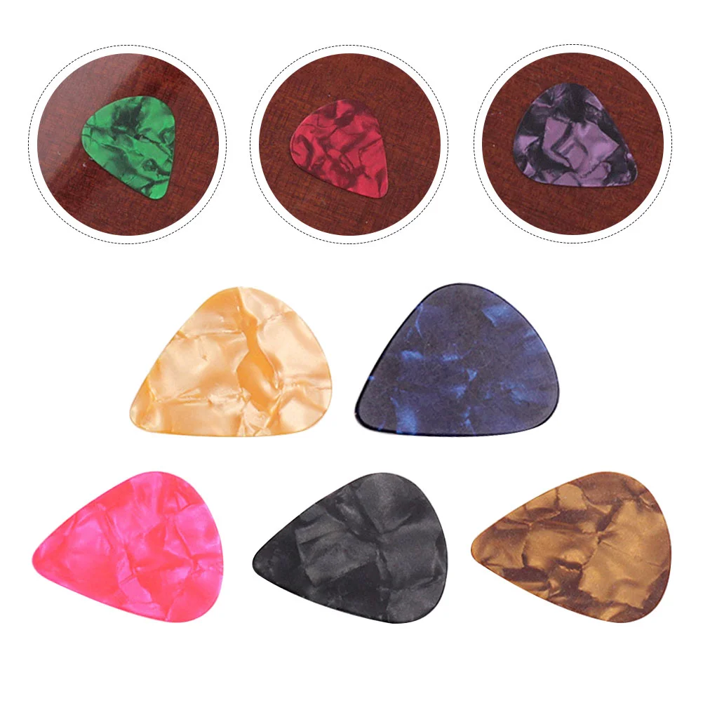 

5 Pcs Guitar Pick Set Clear Sound Lightweight Ergonomic Compact Small Plectrum Practice Playing Accessories Guitar Parts