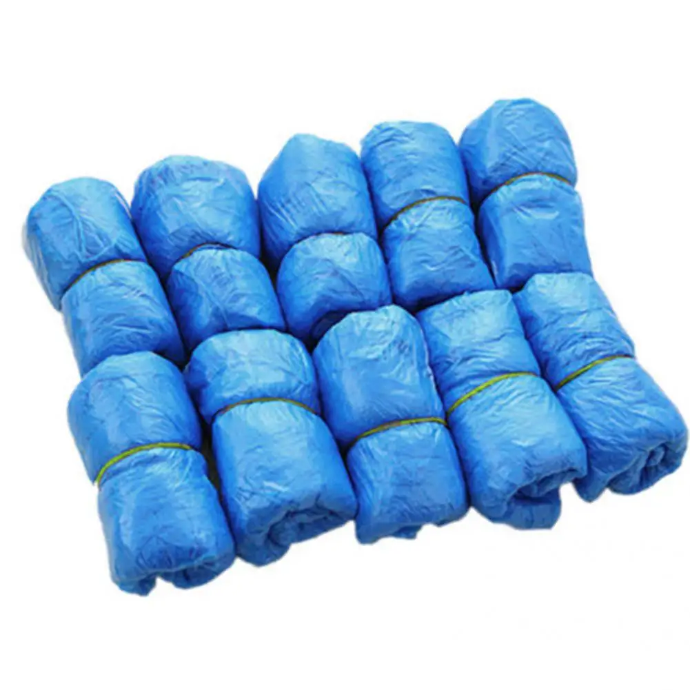 Durable  Protective Shoe Covers Plastic Protective Shoe Covers Skid Resistance Anti Skid Shoe Covers for Food Factory